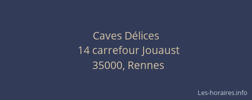 Caves Délices