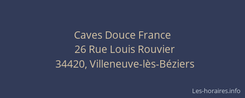 Caves Douce France