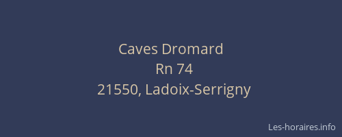 Caves Dromard