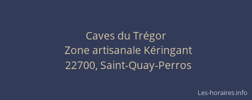 Caves du Trégor