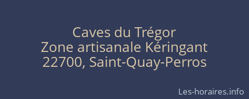 Caves du Trégor