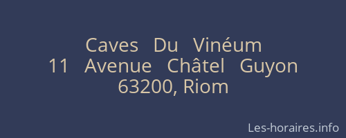Caves   Du   Vinéum