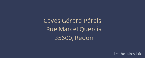 Caves Gérard Pérais