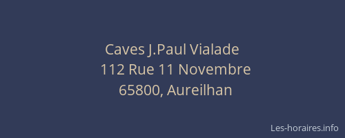 Caves J.Paul Vialade