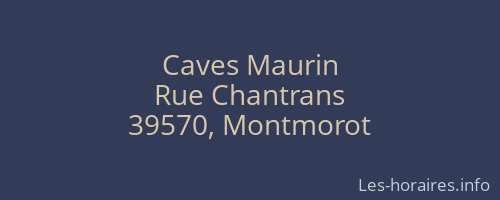 Caves Maurin