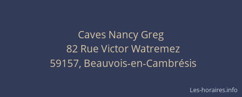 Caves Nancy Greg