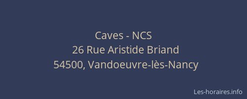 Caves - NCS