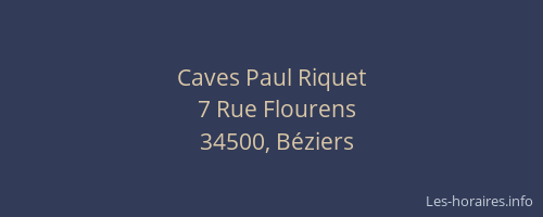 Caves Paul Riquet