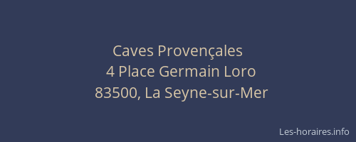 Caves Provençales