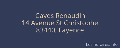 Caves Renaudin
