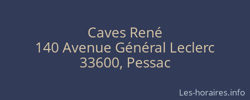 Caves René
