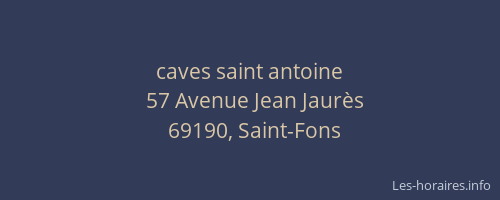 caves saint antoine