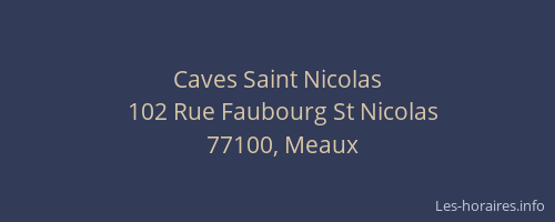 Caves Saint Nicolas