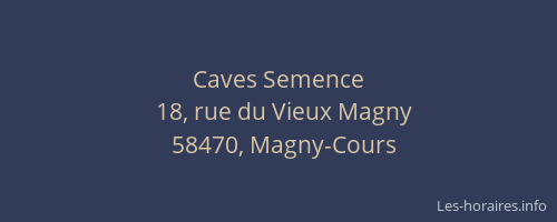 Caves Semence
