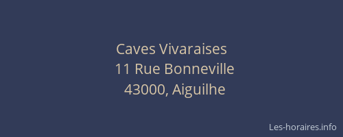 Caves Vivaraises