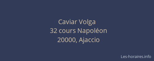 Caviar Volga