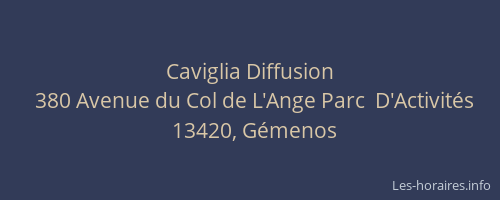 Caviglia Diffusion
