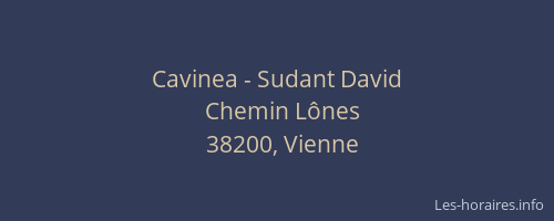 Cavinea - Sudant David