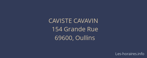 CAVISTE CAVAVIN