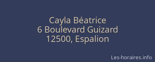 Cayla Béatrice
