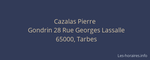 Cazalas Pierre