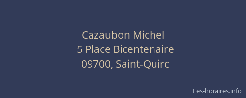 Cazaubon Michel