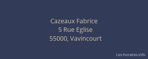 Cazeaux Fabrice
