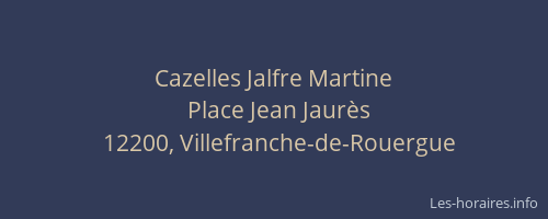 Cazelles Jalfre Martine