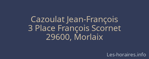 Cazoulat Jean-François
