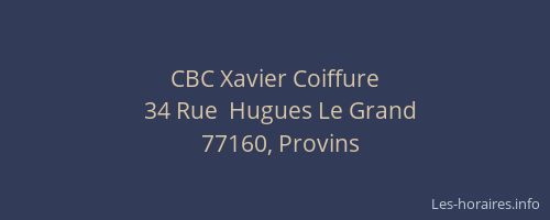 CBC Xavier Coiffure