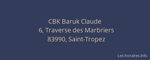 CBK Baruk Claude