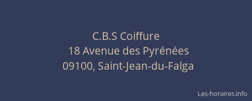 C.B.S Coiffure