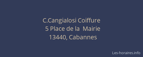 C.Cangialosi Coiffure