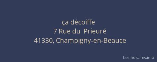 &ccedil;a d&eacute;coiffe