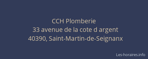 CCH Plomberie