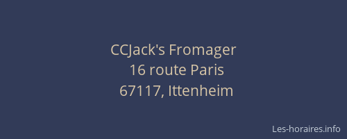 CCJack's Fromager