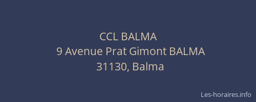 CCL BALMA