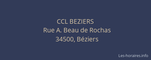 CCL BEZIERS