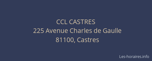 CCL CASTRES
