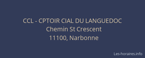 CCL - CPTOIR CIAL DU LANGUEDOC