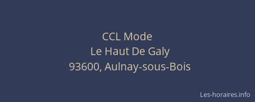 CCL Mode