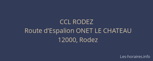 CCL RODEZ