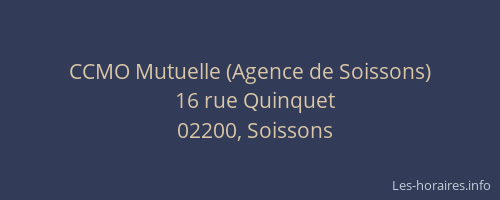 CCMO Mutuelle (Agence de Soissons)