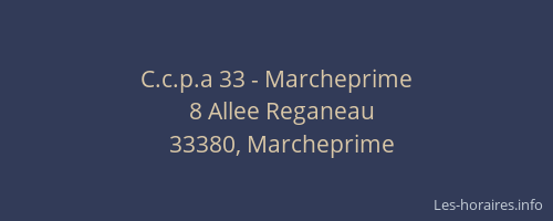C.c.p.a 33 - Marcheprime