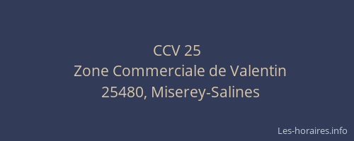 CCV 25