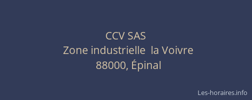CCV SAS
