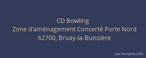 CD Bowling