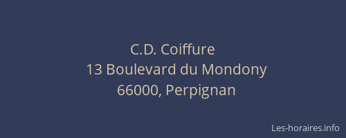 C.D. Coiffure