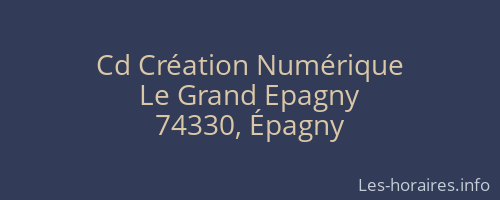 Cd Création Numérique