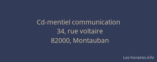 Cd-mentiel communication